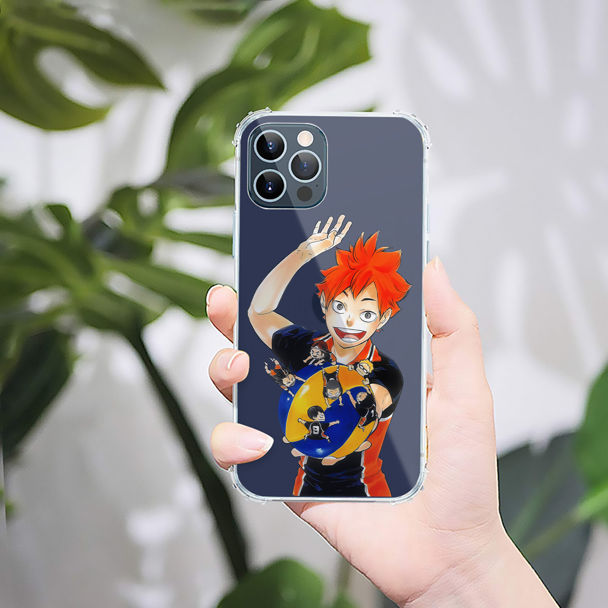（画像用） ハイキュー!! Haikyu!! 【iPhone 12シリーズ対応】透明スマホケース（クリアソフトケース）